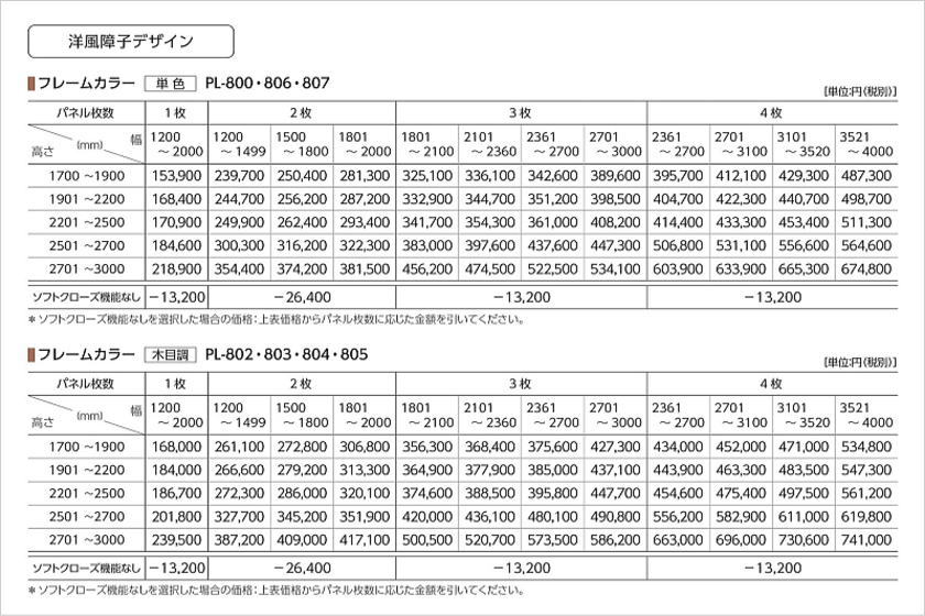 ノンレールタイプ　プレイススウィング「引戸」洋風宇デザインの価格